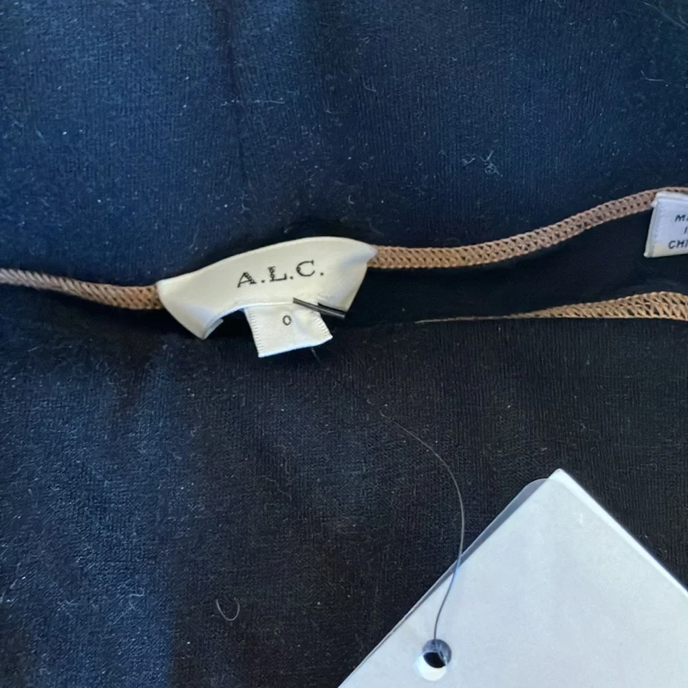 NWT A.L.C. Emilie Faux Leather High Waist Leggings - Picture 9 of 11